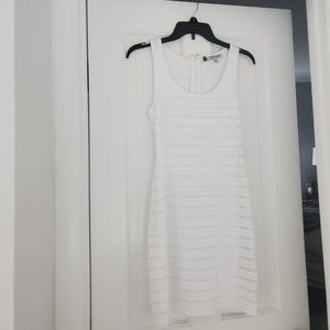 White Eyelet Jennifer Lopez Dress